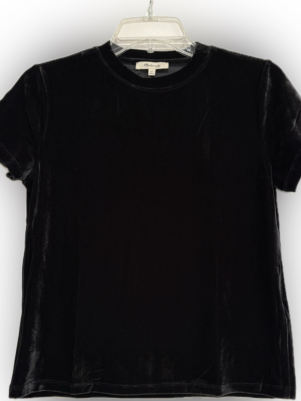 Madewell The Relaxed Tee in Velvet Black NWT XS Crewneck Short Sleeve - Picture 5 of 7